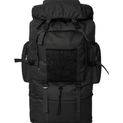 Bagage & Tassen*vidaXL Rugzak legerstijl XXL 100 L Zwart