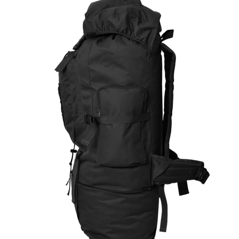 Bagage & Tassen*vidaXL Rugzak legerstijl XXL 100 L Zwart