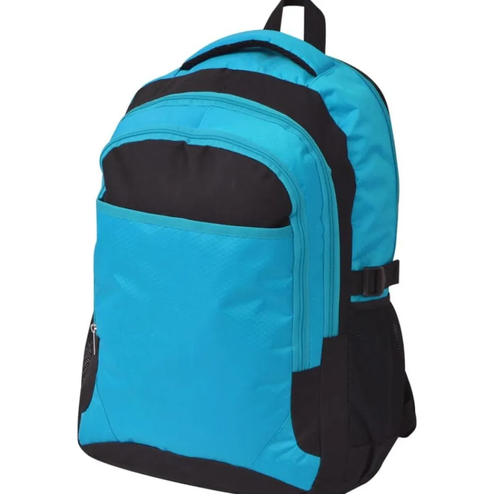 Bagage & Tassen*vidaXL Rugzak voor school 40 L zwart en Blauw
