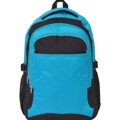 Bagage & Tassen*vidaXL Rugzak voor school 40 L zwart en Blauw