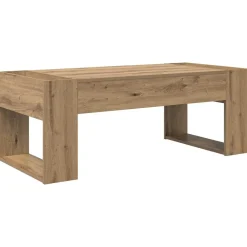 Salontafel Artisan Eiken 110 x 50 x 41 cm Bewerkt hout>vidaXL Best