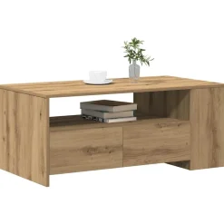 Salontafel Artisan Eiken 102 x 55 x 43,5 cm Bewerkt hout><noscript><img width=