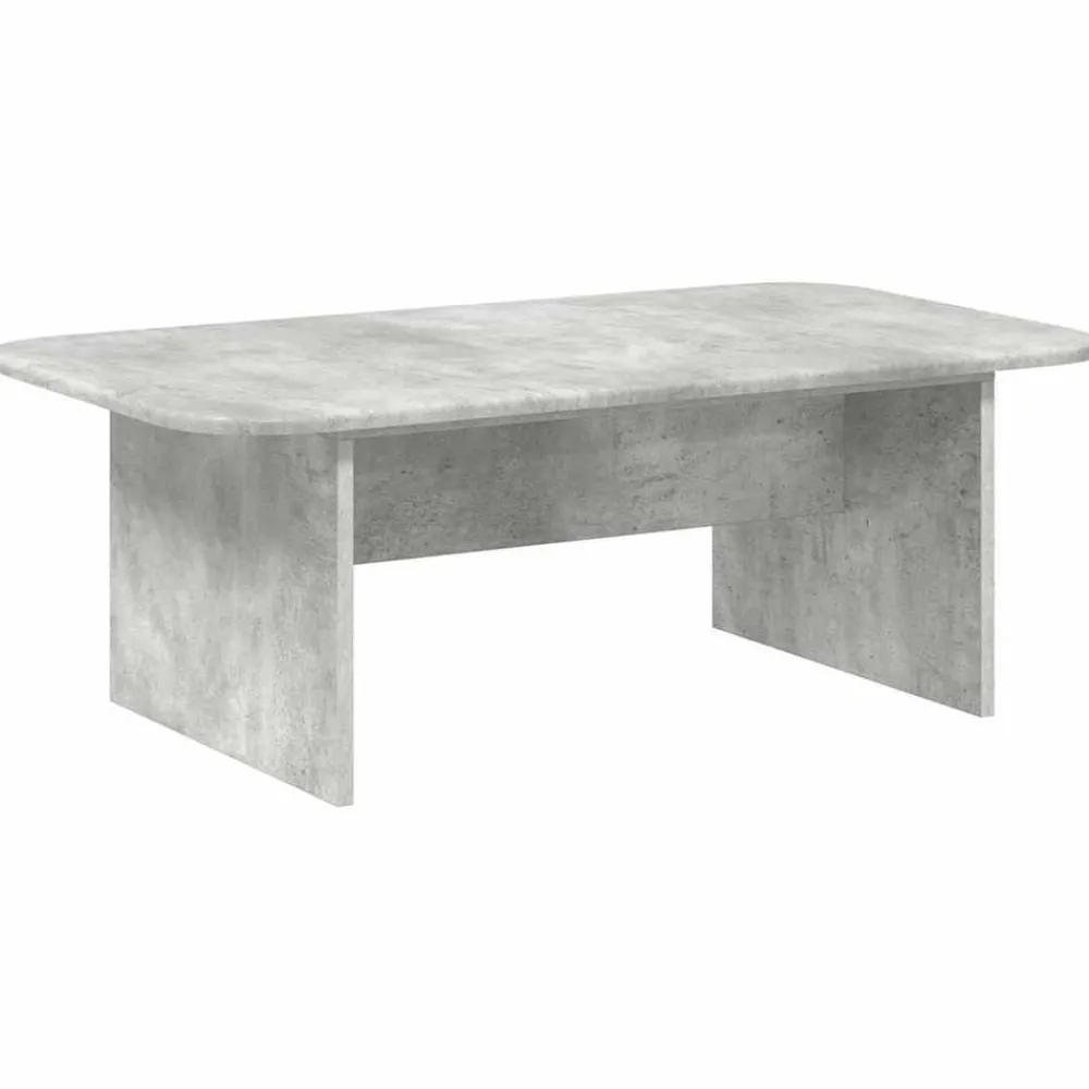 Tafels*vidaXL Salontafel Beton Grijs 93 x 53 x 33 cm Bewerkt hout Betongrijs