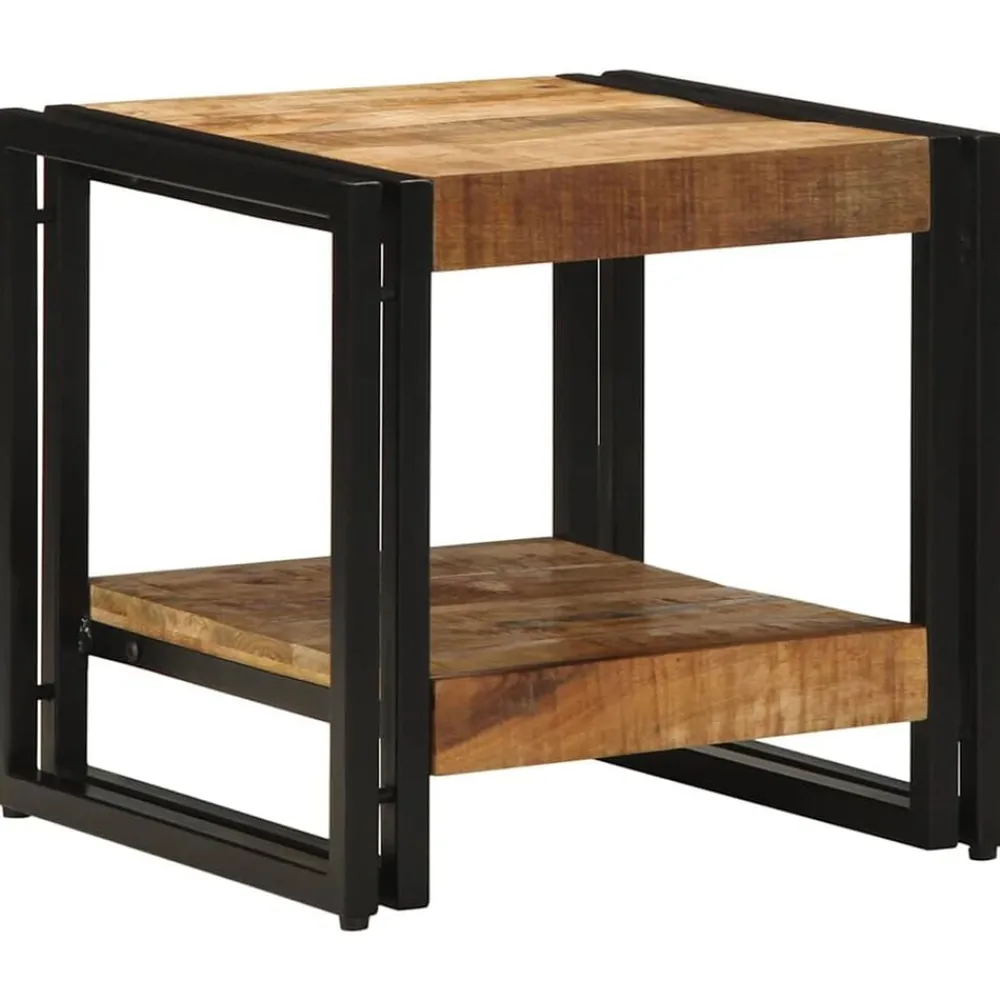 Salontafel Bruin 40 x 40 x 38 cm Massief Mango Hout>vidaXL Outlet