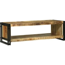 Salontafel Bruin 120 x 50 x 38 cm Massief Mango Hout>vidaXL
