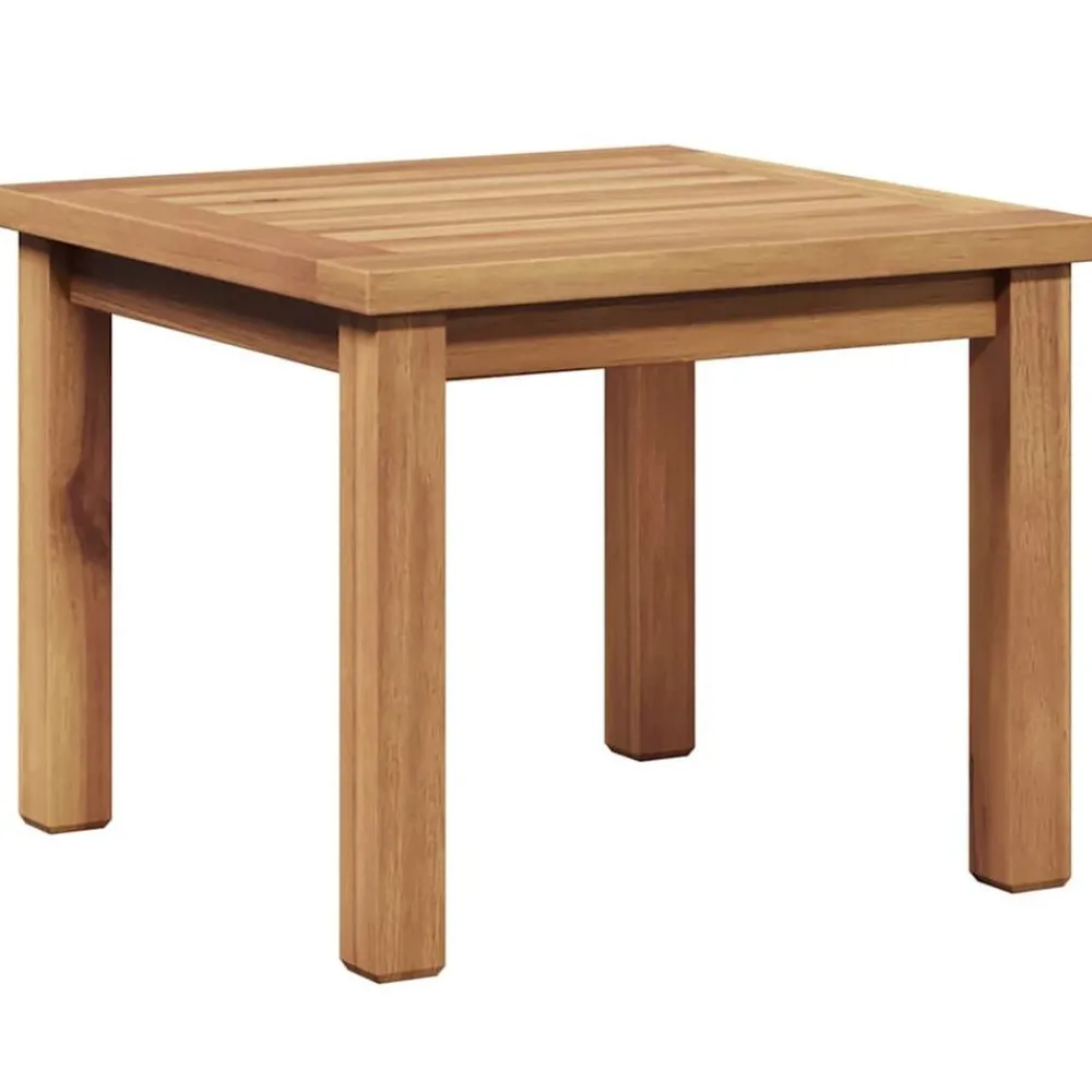 Tuinmeubelen*vidaXL Salontafel Bruin 45 x 45 x 36 cm Massief Teakhout