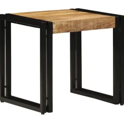 Tafels*vidaXL Salontafel Bruin 40 x 40 x 38 cm Massief Mango Hout