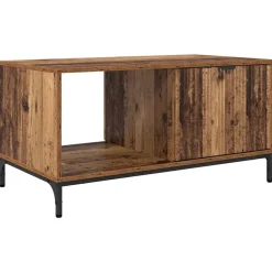 Salontafel met lade Oudhout 90 x 49 x 46 cm Bewerkt hout>vidaXL Sale
