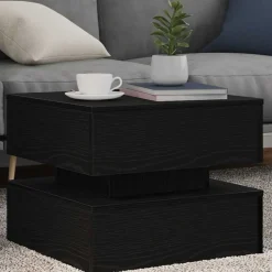Salontafel met LED-verlichting 50x50x40 cm kleurig>vidaXL Discount