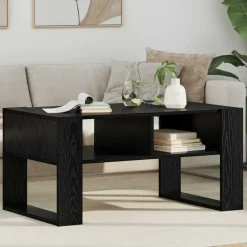 Salontafel met opslag 92 x 53 x 45 cm Bewerkt hout>vidaXL Best