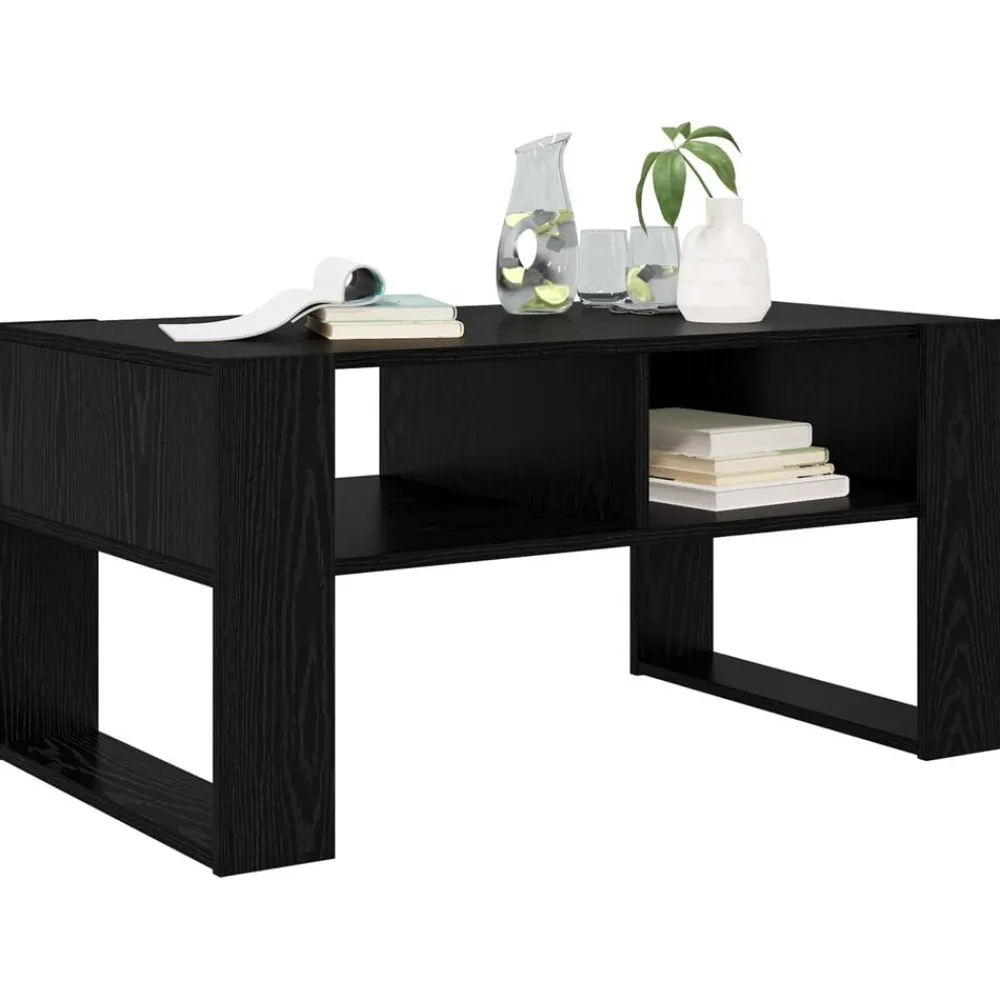 Salontafel met opslag 92 x 53 x 45 cm Bewerkt hout>vidaXL Best