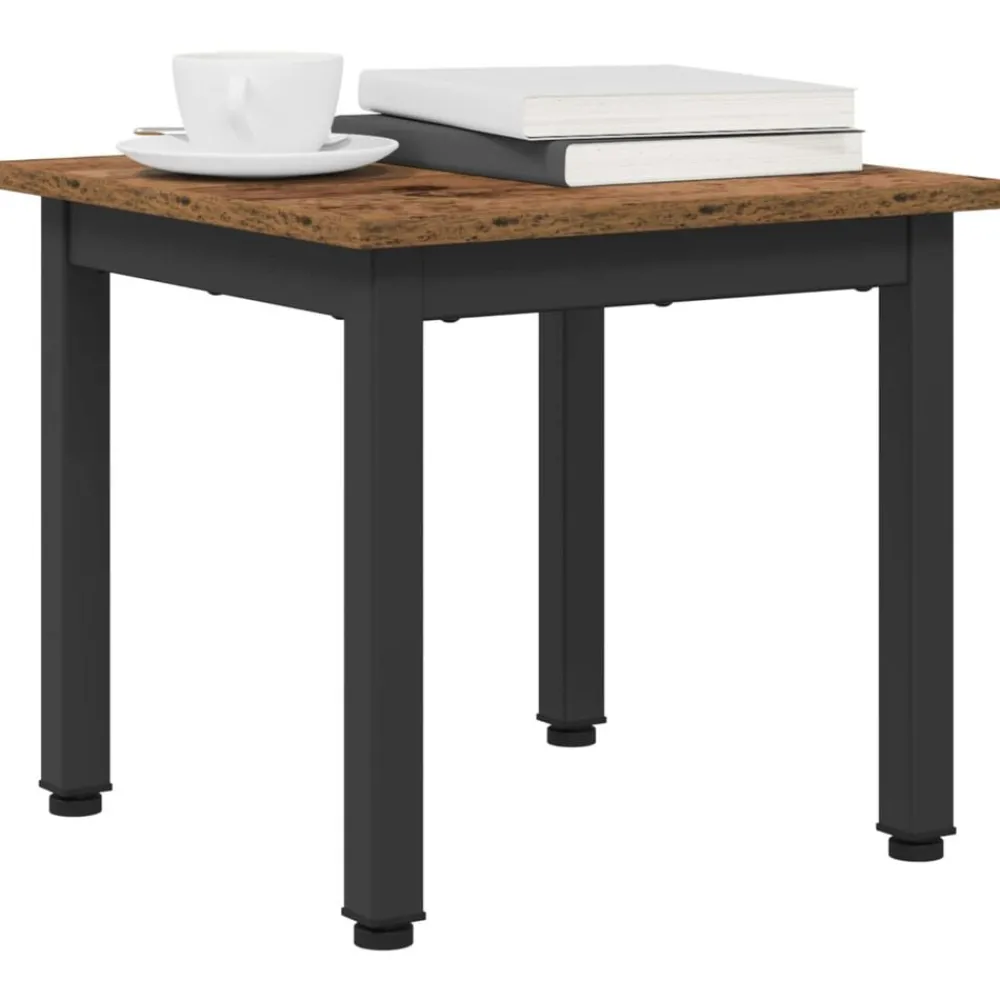 Salontafel Oudhout 40 x 40 x 36 cm Bewerkt hout>vidaXL Online
