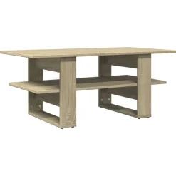 Salontafel 102x55x42 cm bewerkt hout kleurig>vidaXL Discount