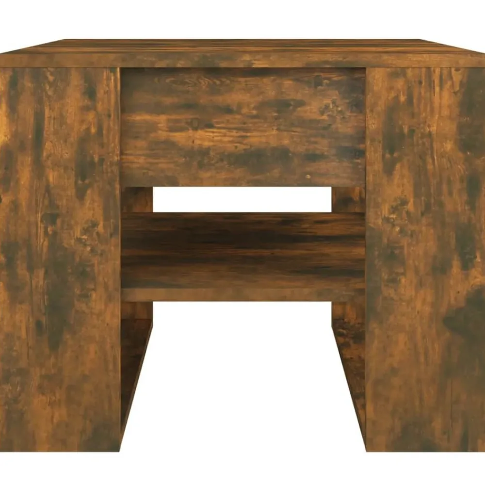 Salontafel 55,5x55x45 cm bewerkt hout kleurig>vidaXL Outlet