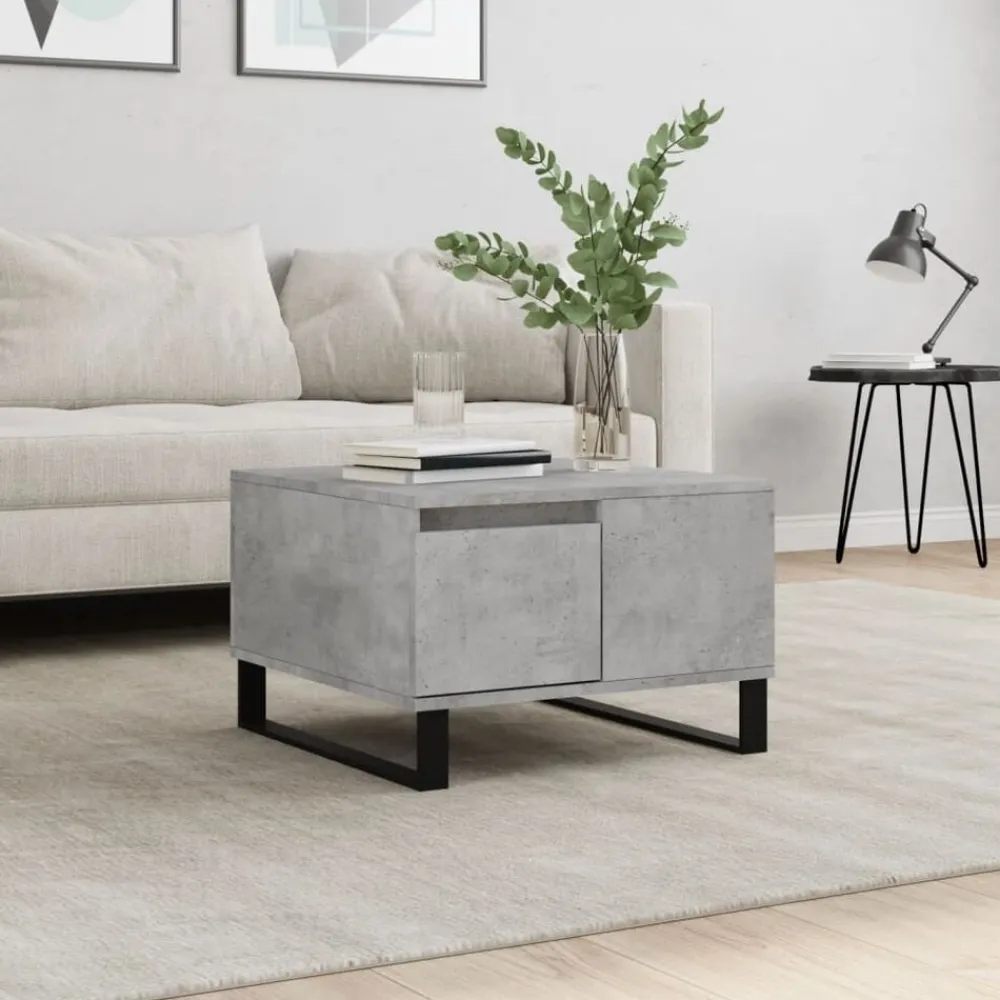 Salontafel 55x55x36,5 cm bewerkt hout>vidaXL New