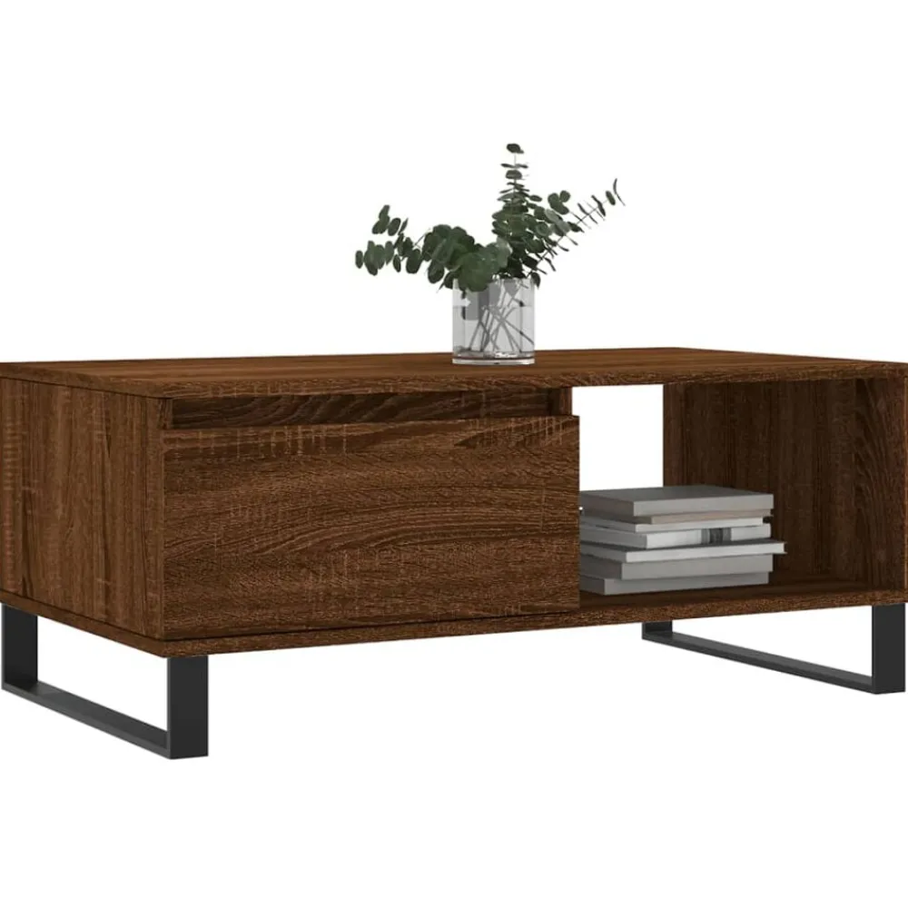 Salontafel 90x50x36,5 cm bewerkt hout>vidaXL Clearance