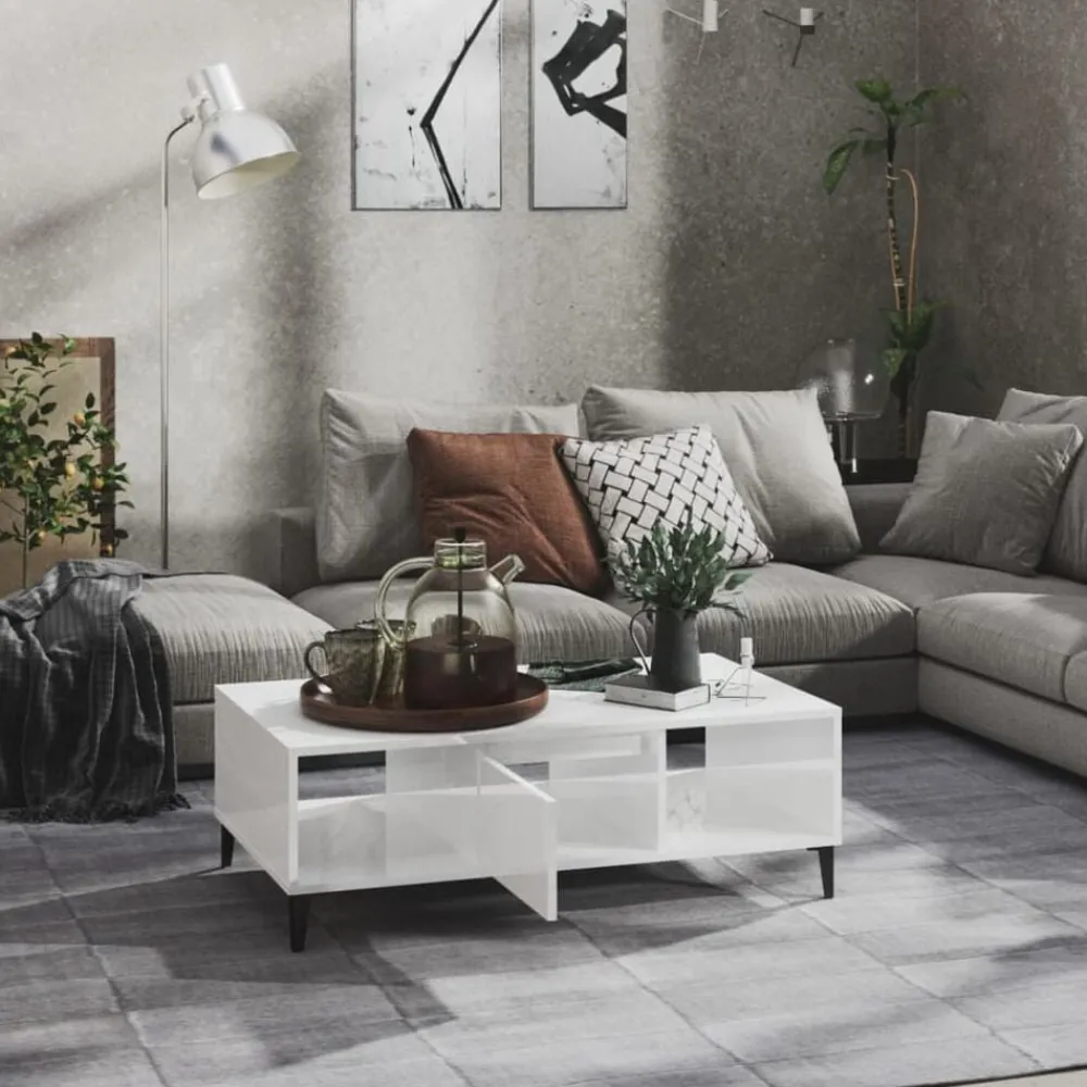 Salontafel 103,5x60x35 cm bewerkt hout>vidaXL Outlet