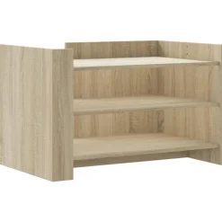 Salontafel 80x50x50 cm bewerkt hout kleurig>vidaXL Clearance