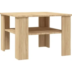 Salontafel 60x60x42 cm bewerkt hout kleurig>vidaXL Sale