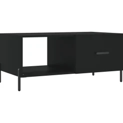 Tafels*vidaXL Salontafel 90x50x40 cm bewerkt hout Zwart
