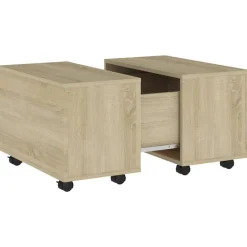 Salontafel 60x60x38 cm bewerkt hout kleurig>vidaXL Hot
