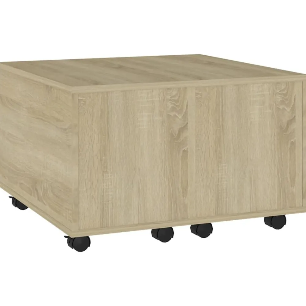 Salontafel 60x60x38 cm bewerkt hout kleurig>vidaXL Hot