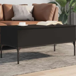 Salontafel 100x50x45 cm bewerkt hout en metaal>vidaXL