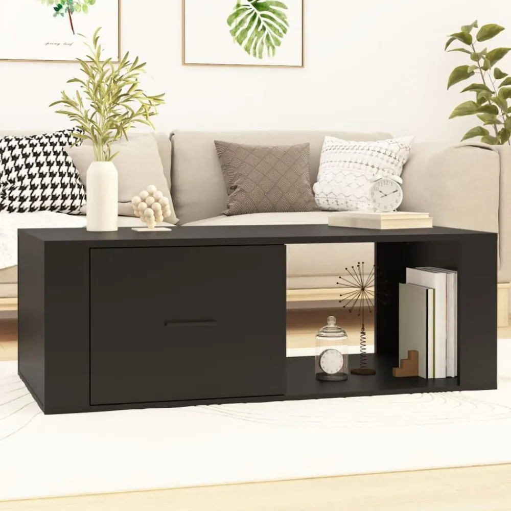 Salontafel 100x50,5x35 cm bewerkt hout>vidaXL New