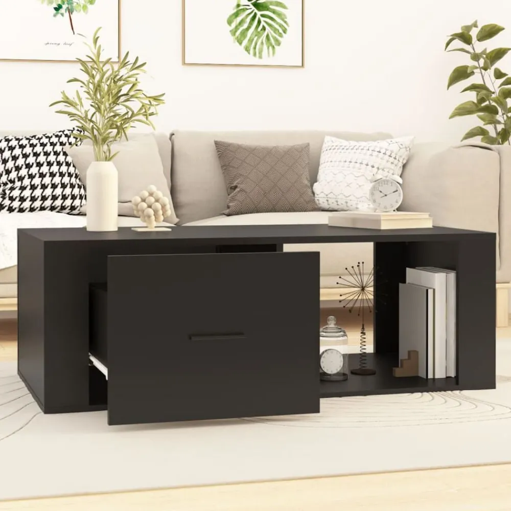 Salontafel 100x50,5x35 cm bewerkt hout>vidaXL New