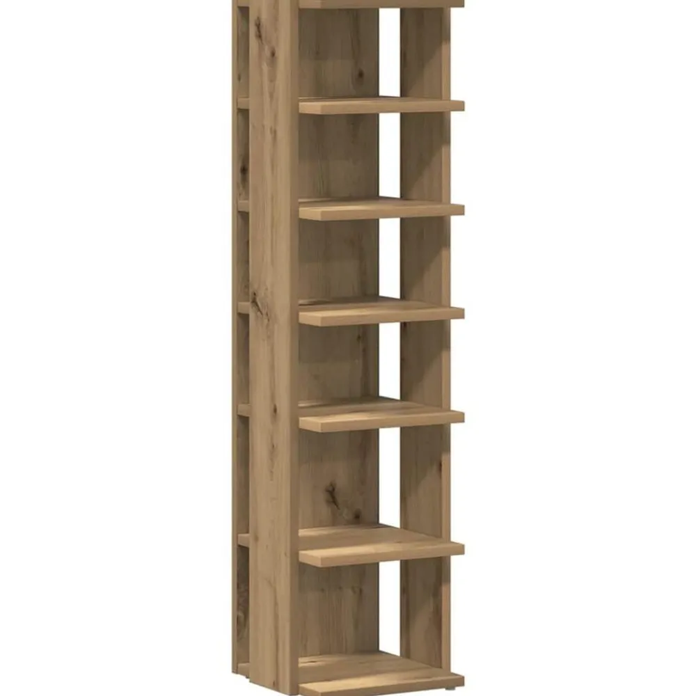 Tafels*vidaXL Salontafel 55x55x42 cm bewerkt hout artisanaal eikenkleurig