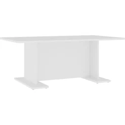 Tafels*vidaXL Salontafel 103,5x60x40 cm bewerkt hout Wit