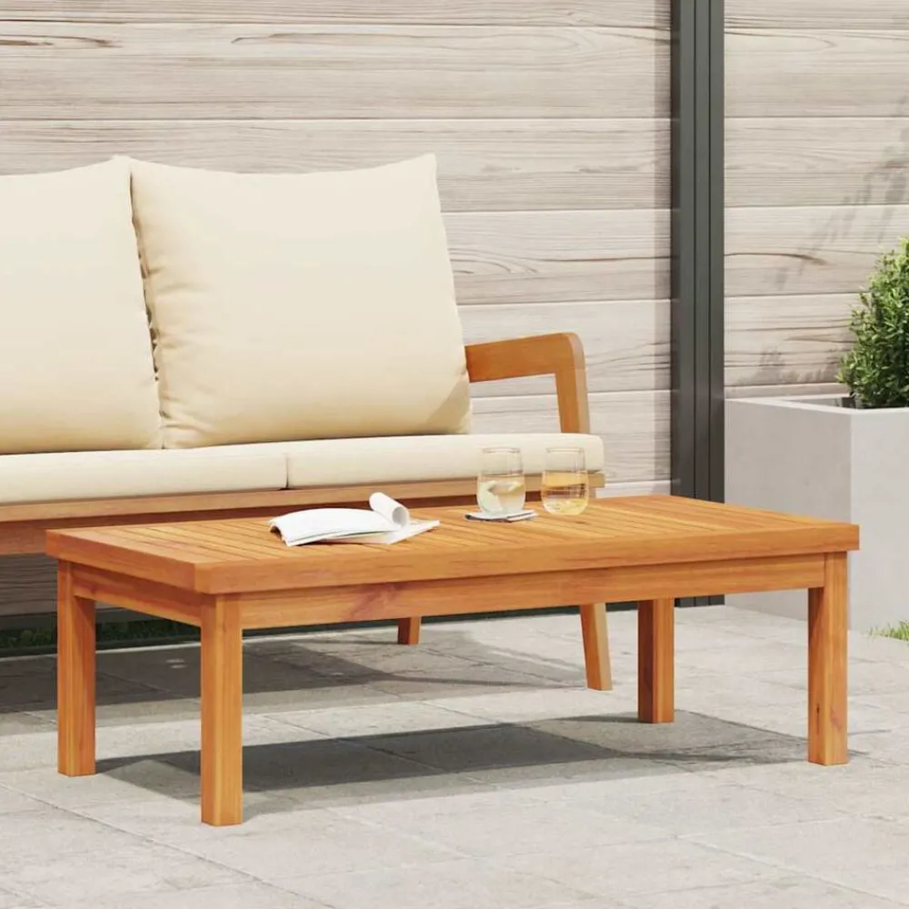 Salontafel 100x50x33 cm massief acaciahout>vidaXL New