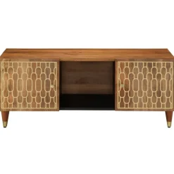 Salontafel 100x54x40 cm massief mangohout>vidaXL Online