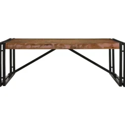 Salontafel 100x100x35 cm massief gerecycled hout meerkleurig>vidaXL Sale