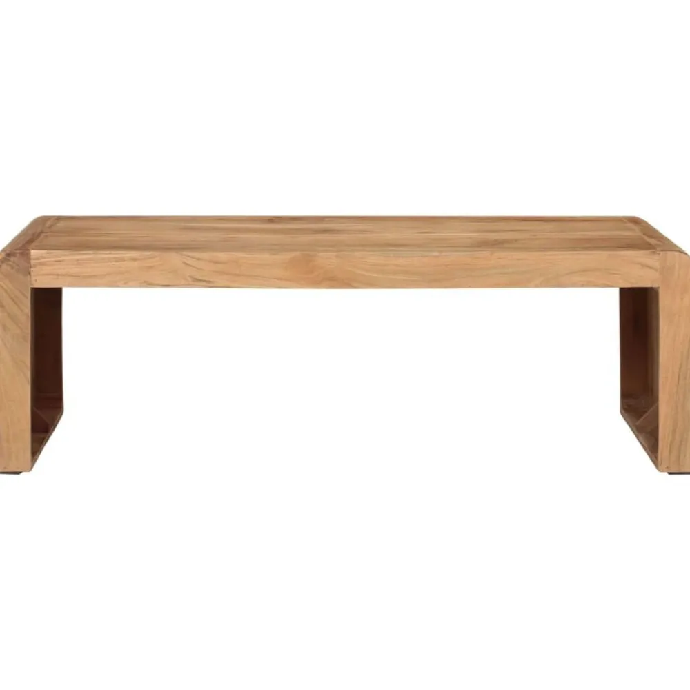 Tafels*vidaXL Salontafel 110x55x35 cm massief acaciahout