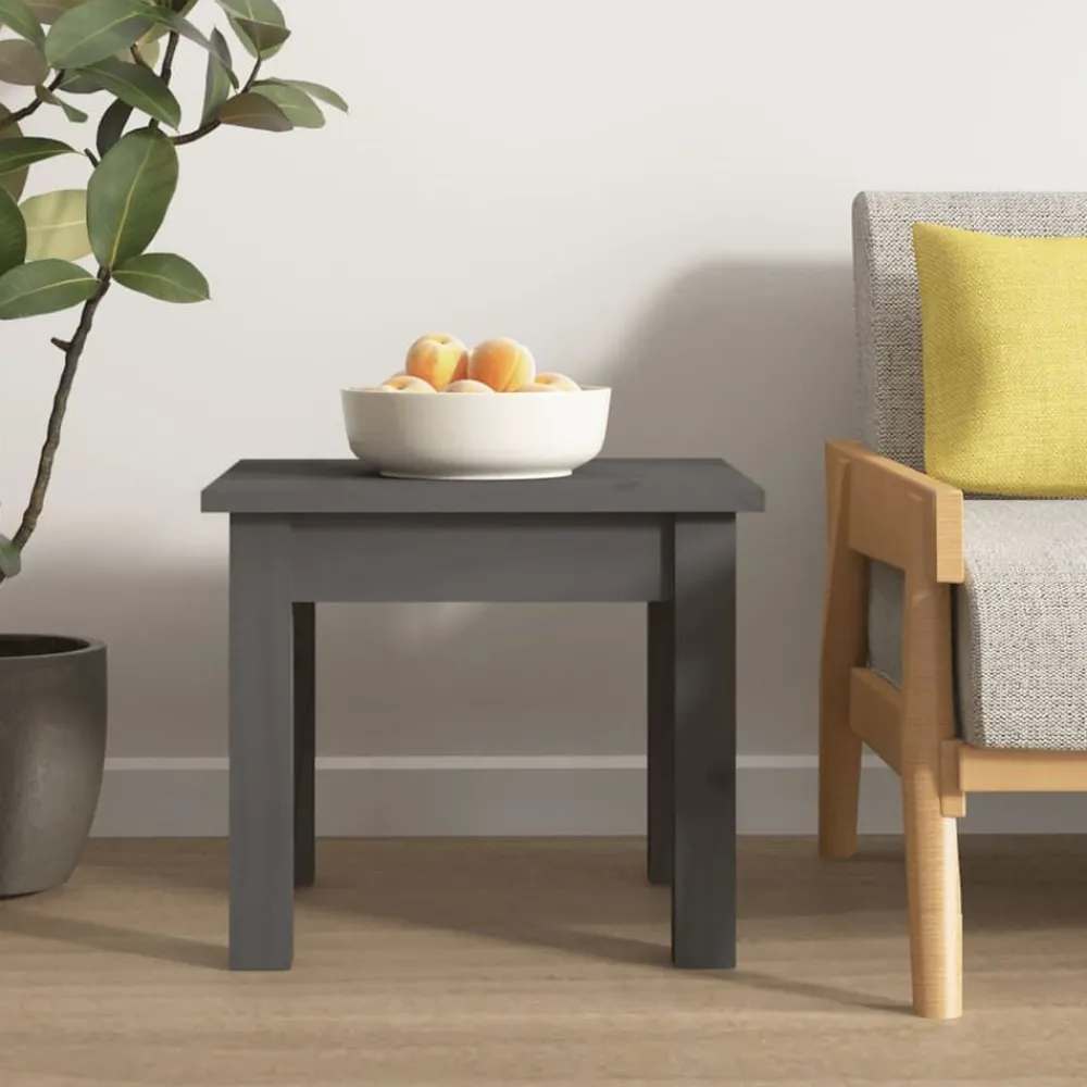 Salontafel 35x35x30 cm massief grenenhout>vidaXL Clearance