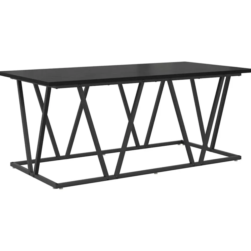 Salontafel 100 x 50 x 40 cm Bewerkt hout en metaal>vidaXL New