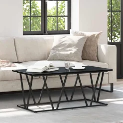 Salontafel 100 x 50 x 40 cm Bewerkt hout en metaal>vidaXL New