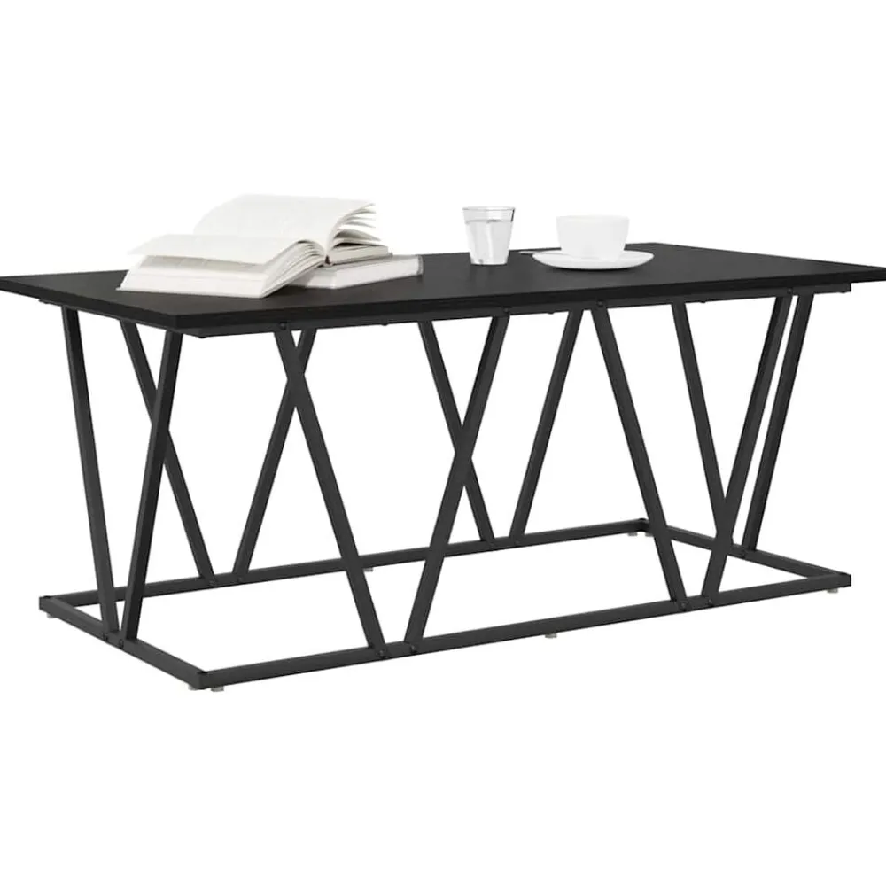 Salontafel 100 x 50 x 40 cm Bewerkt hout en metaal>vidaXL New
