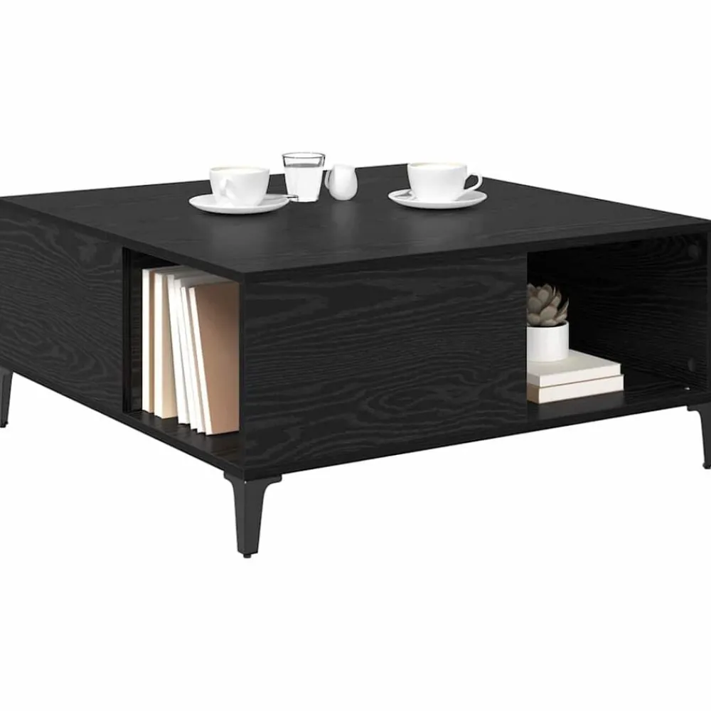 Salontafel 80 x 80 x 36,5 cm Bewerkt hout>vidaXL New