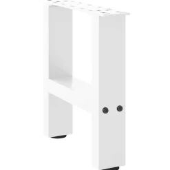 Tafelaccessoires*vidaXL Salontafelpoten 2 st 30x(30-31) cm staal Wit