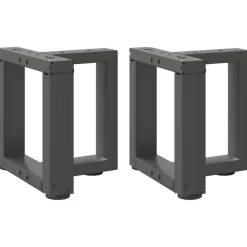 Salontafelpoten 2 st T-vormig 30x25x(30-31) cm staal>vidaXL Clearance