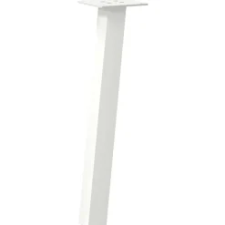 Tafelaccessoires*vidaXL Salontafelpoten 4 st 30 cm staal Wit