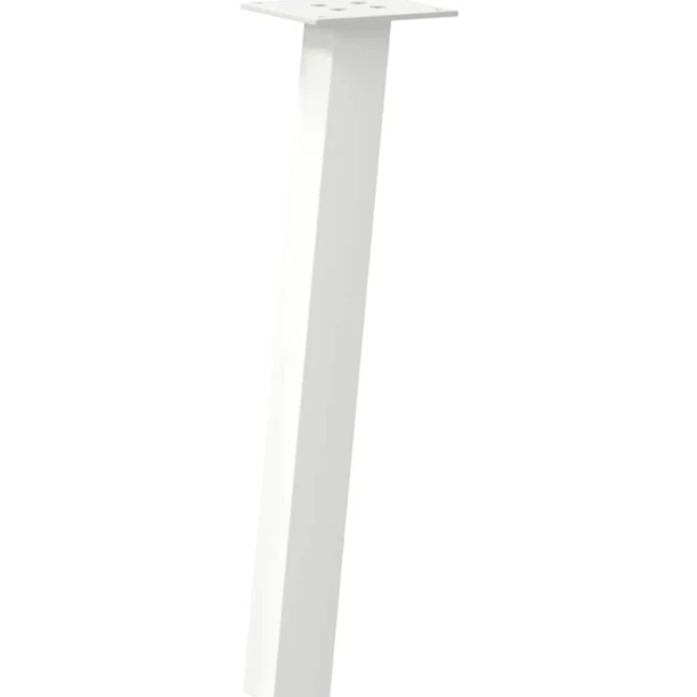 Tafelaccessoires*vidaXL Salontafelpoten 4 st 30 cm staal Wit