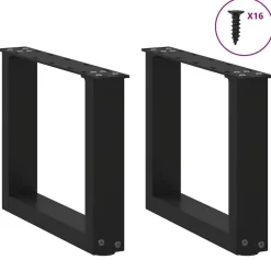 Salontafelpoten 2 st U-vormig 30x(30-31) cm staal><noscript><img width=