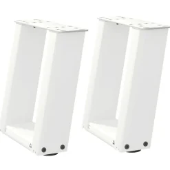 Salontafelpoten 2 st U-vormig 30x(30-31) cm staal>vidaXL New