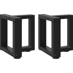 Salontafelpoten 2 st T-vormig 30x25x(30-31) cm staal>vidaXL Hot