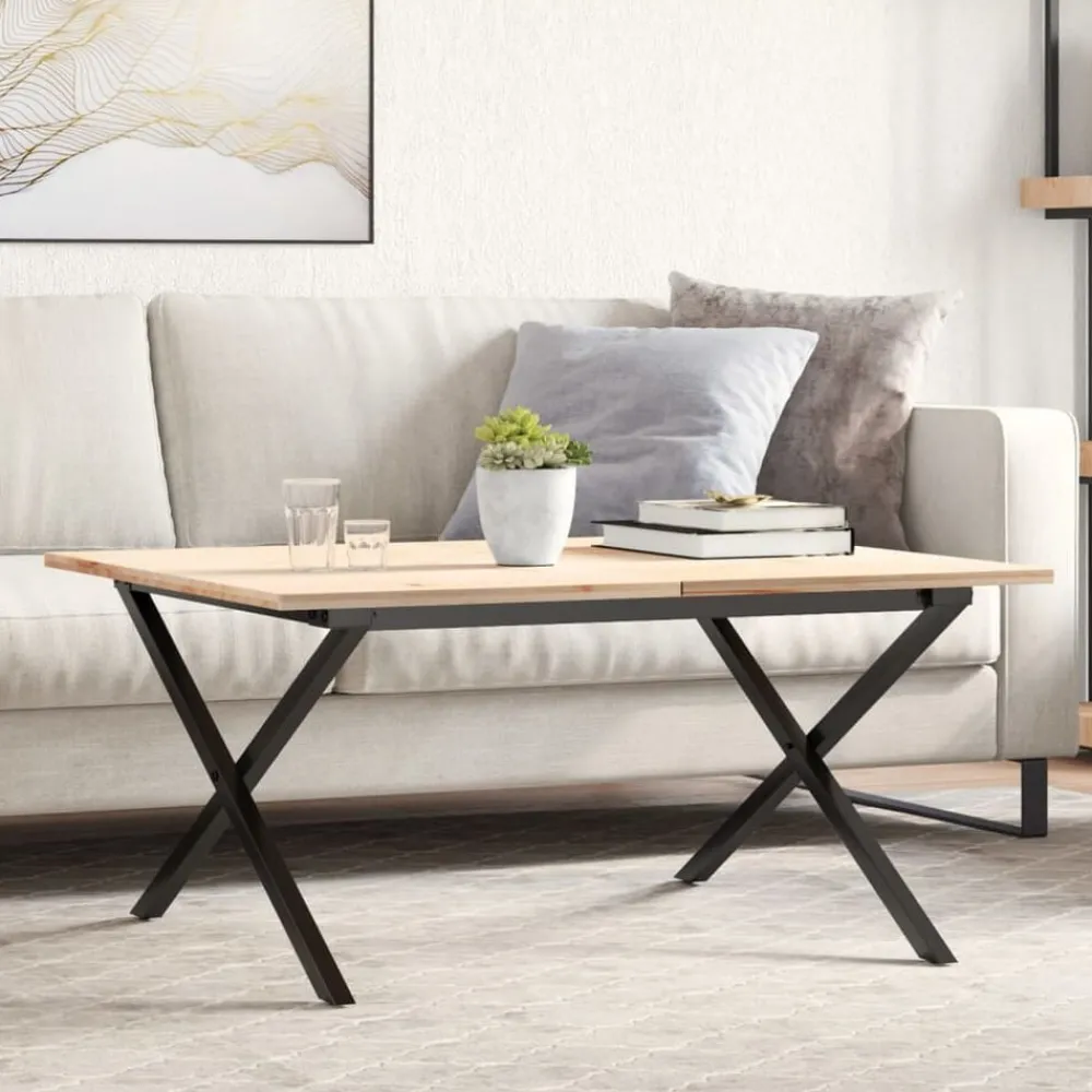 Tafelaccessoires*vidaXL Salontafelpoten X-frame 80x70x43 cm staal