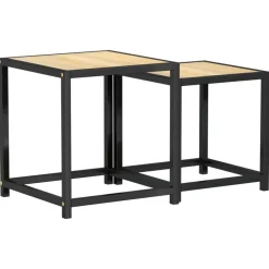 Salontafels 2 st MDF kleurig>vidaXL