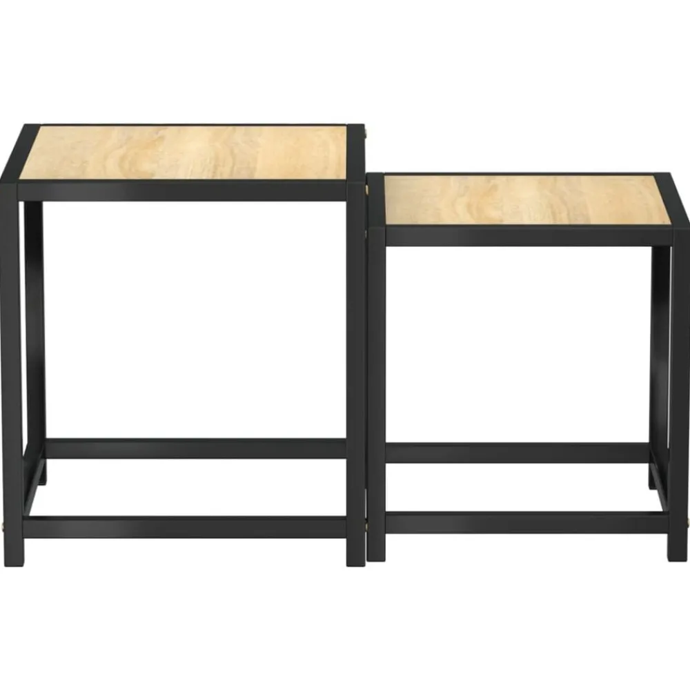 Salontafels 2 st MDF kleurig>vidaXL